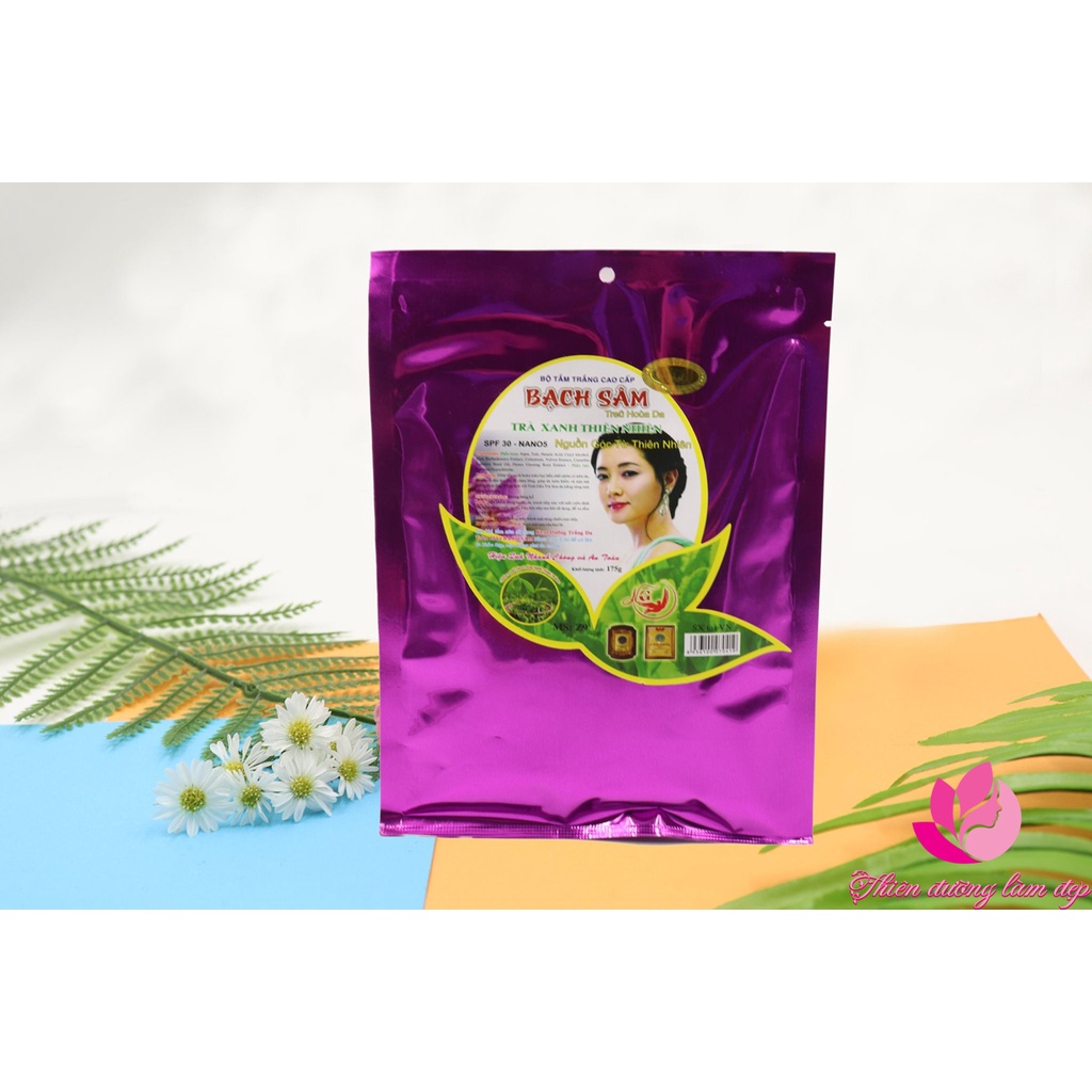 Bộ tắm trắng cao cấp dưỡng chất Trà xanh thiên nhiên Z9 BẠCH SÂM