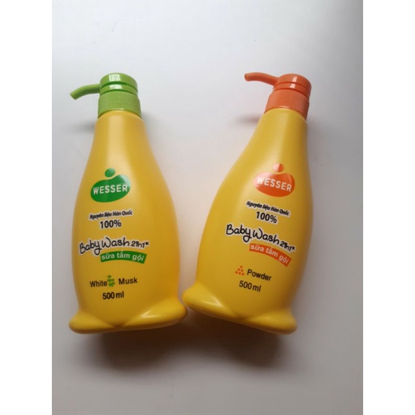Sữa tắm gội weseer 500ml