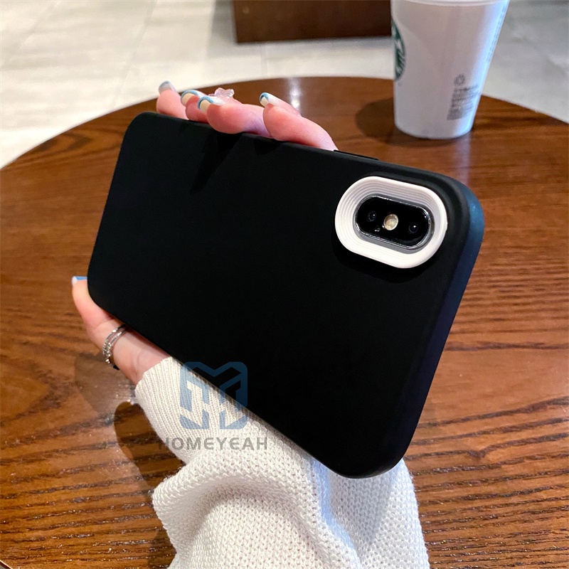 Ốp Điện Thoại Silicon Mềm Chống Sốc Chống Dấu Vân Tay Màu Macaron Cho iPhone X XR Xs Max 11 Pro Max 12 ipxr ip12