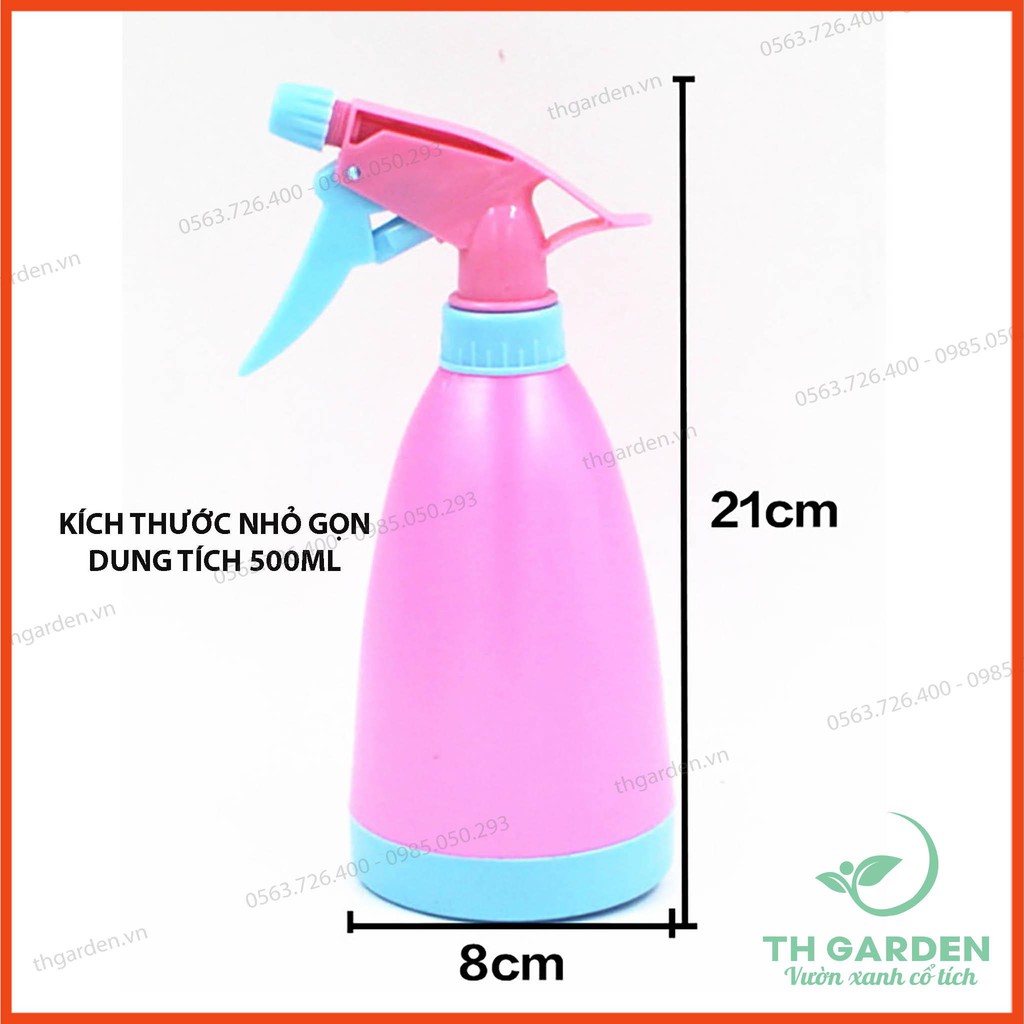 Bình tưới cây phun sương dạng xịt để bàn 400ml - Có thể phun tia hoặc phun sương