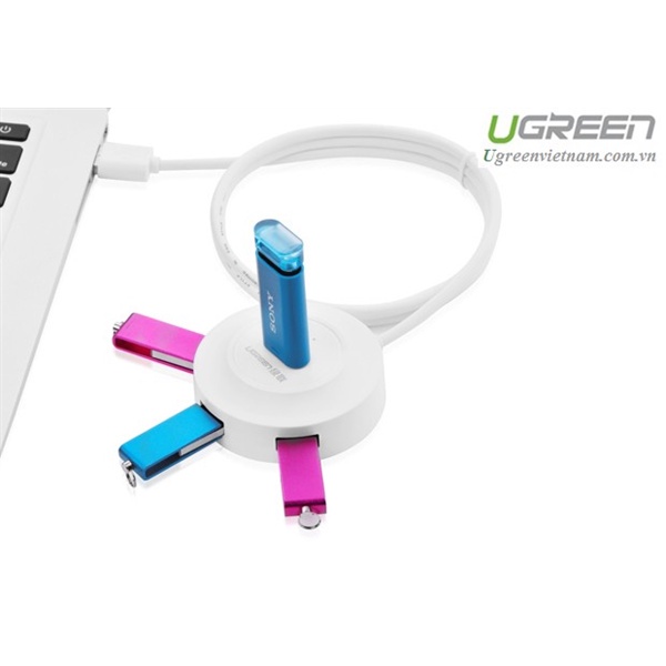 Bộ chia 4 cổng USB 2.0 chính hãng Ugreen cao cấp