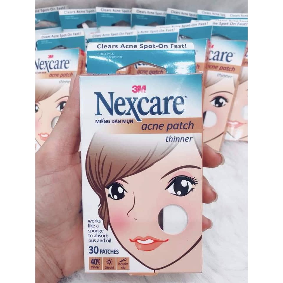 Miếng Dán Mụn Nexcare 3M (Hộp 30 Miếng)
