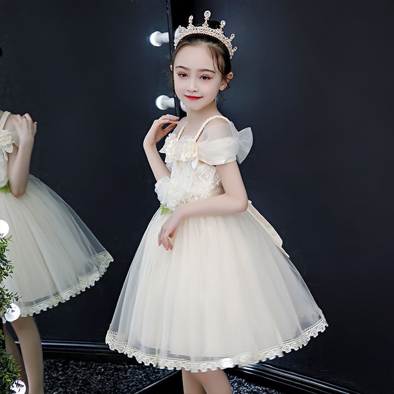 bán hàng trực tiếp tại nhà máy bán trướcVáy trẻ em gái mùa hè 2021 quần áo mới cô công chúa gạc kiểu tây lư