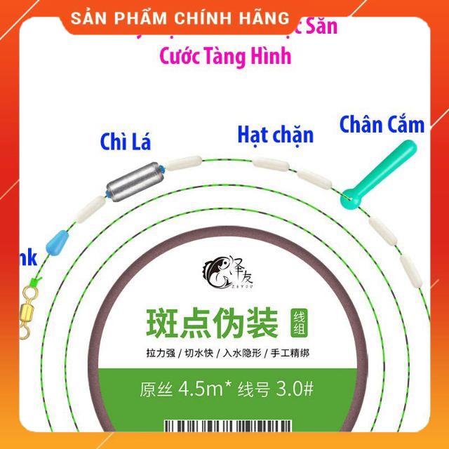 🐠 xả hàng Dây trục câu Đài Buộc sẵn cước câu cá tàng hình Day - Cuộc - 04 🐠