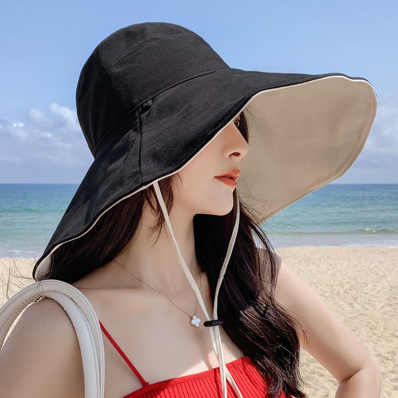 Nón Vành Có Vành Che Mặt Chống Tia Uv Phong Cách Nhật Bản Thời Trang Xuân Hè Cho Nữ
