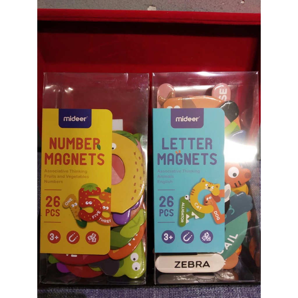 Bộ chữ cái và số Tiếng Anh Mideer [HÀNG CHÍNH HÃNG GIÁ TỐT] LETTER & NUMBER MAGNET