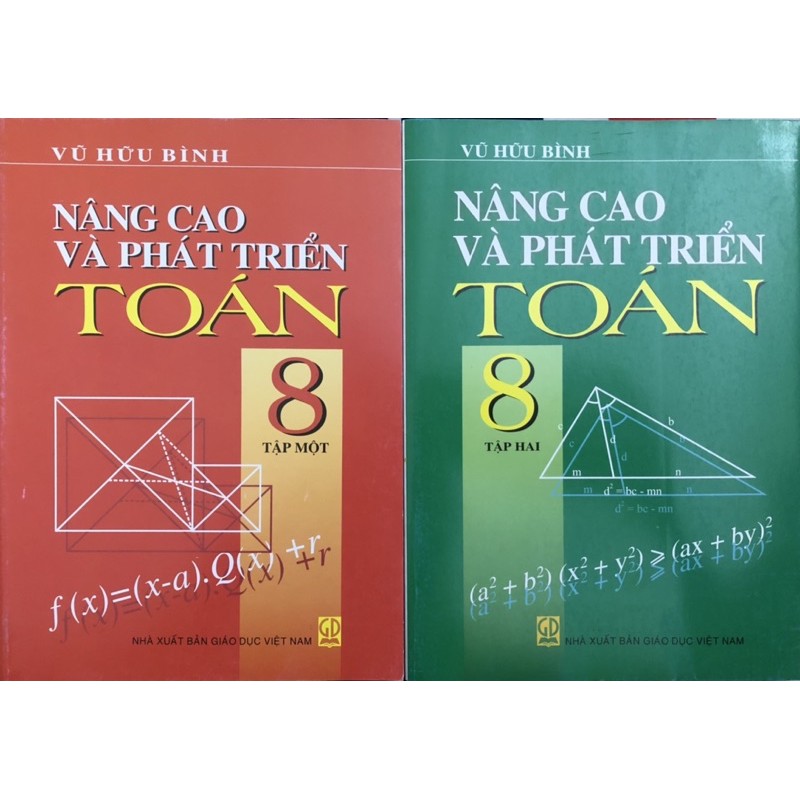 Sách - (Combo 2 tập) Nâng Cao Và Phát Triển Toán 8