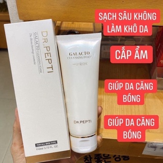 Sữa Rửa Mặt Dr.Pepti Galacto Cleansing Foam 110ml