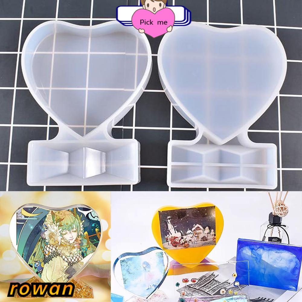 Khuôn Silicone Làm Khung Ảnh Hình Trái Tim DIY