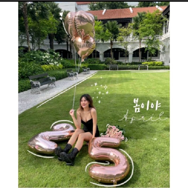 Bóng SỐ tuổi sinh nhật 16ich 0-9 bằng lá nhôm trang trí sinh nhật,thôi nôi🔥