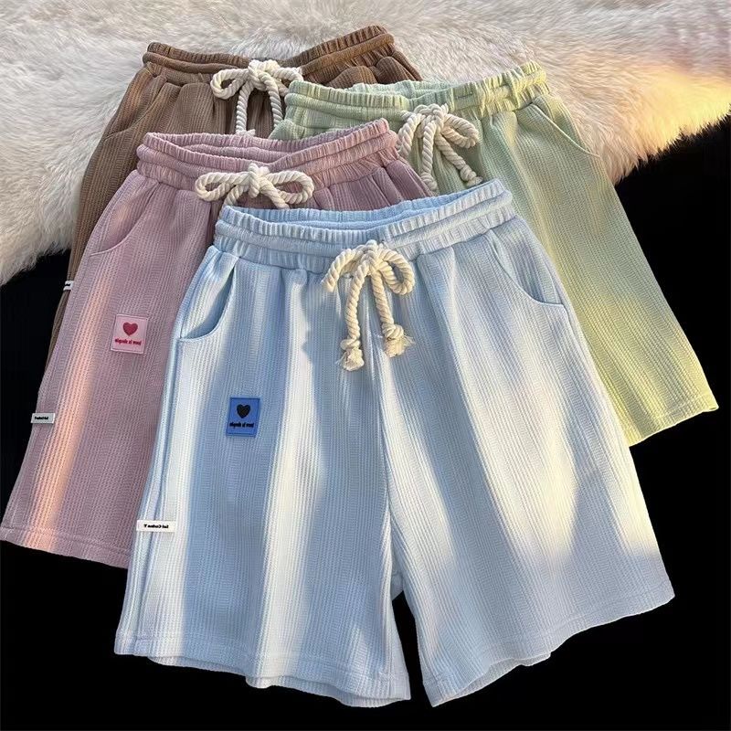 Jiashucheng Quần Short Thể Thao Dáng Rộng Mỏng Thời Trang Mùa Hè Thiết Kế Đơn Giản Cao Cấp Phong Cách Mới Dành Cho Nữ Sinh