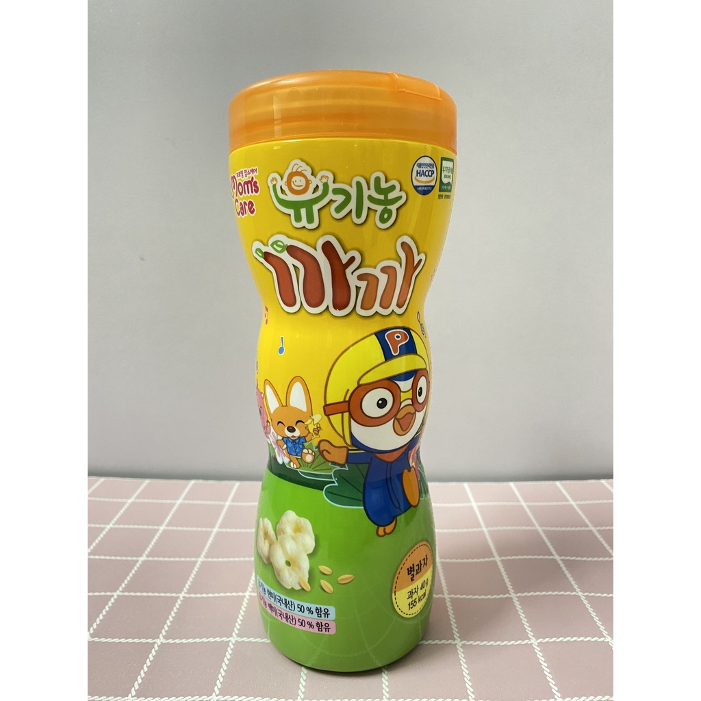 BÁNH ĂN DẶM HỮU CƠ PORORO CHO BÉ 7M+ Date 4/2023