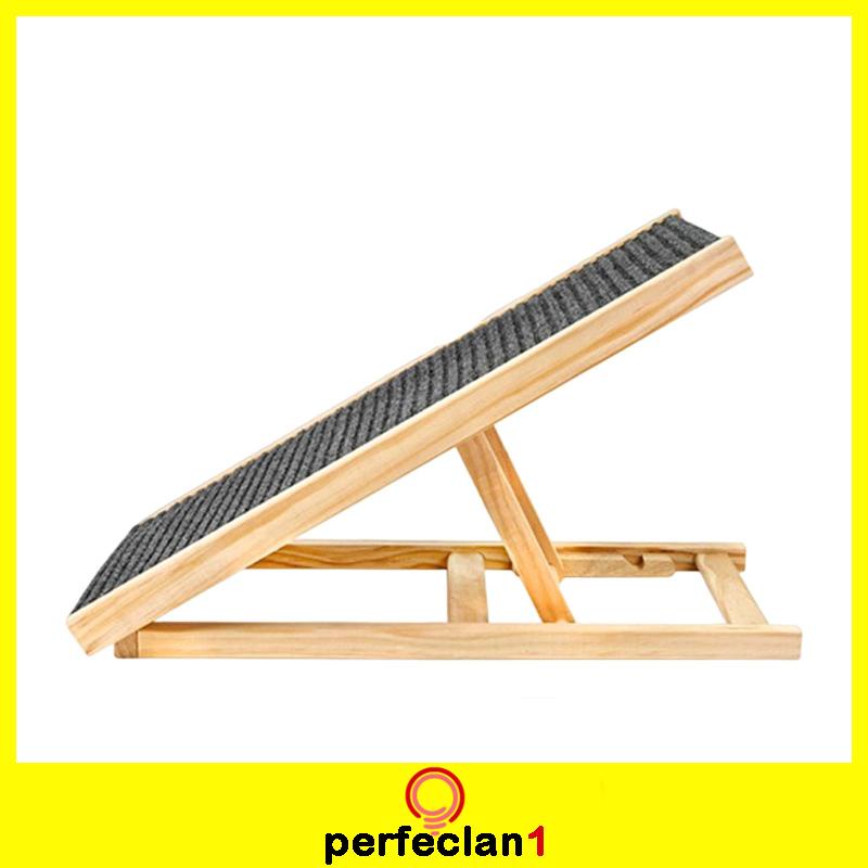 Thang Gỗ 2 Mức Độ Có Thể Điều Chỉnh Chiều Cao Cho Thú Cưng Perfeclan1