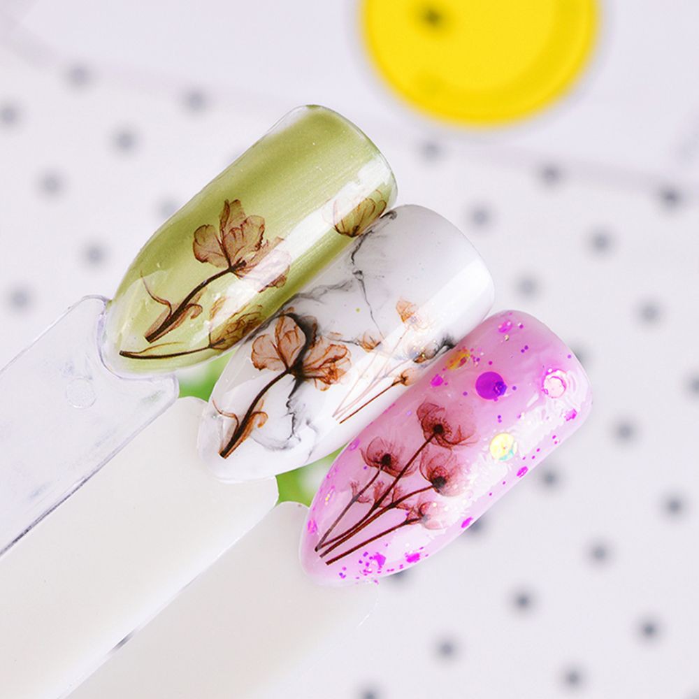 Sticker dán móng hoạ tiết hoa