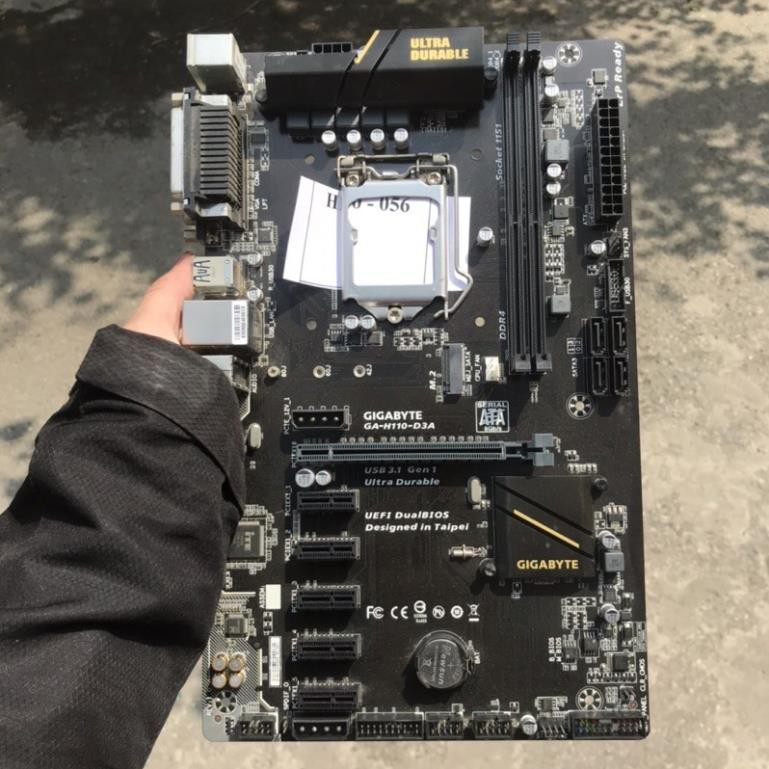 Mobo Main cày coin 6p H110Giagabyte D3A có led bao test 1 tuần