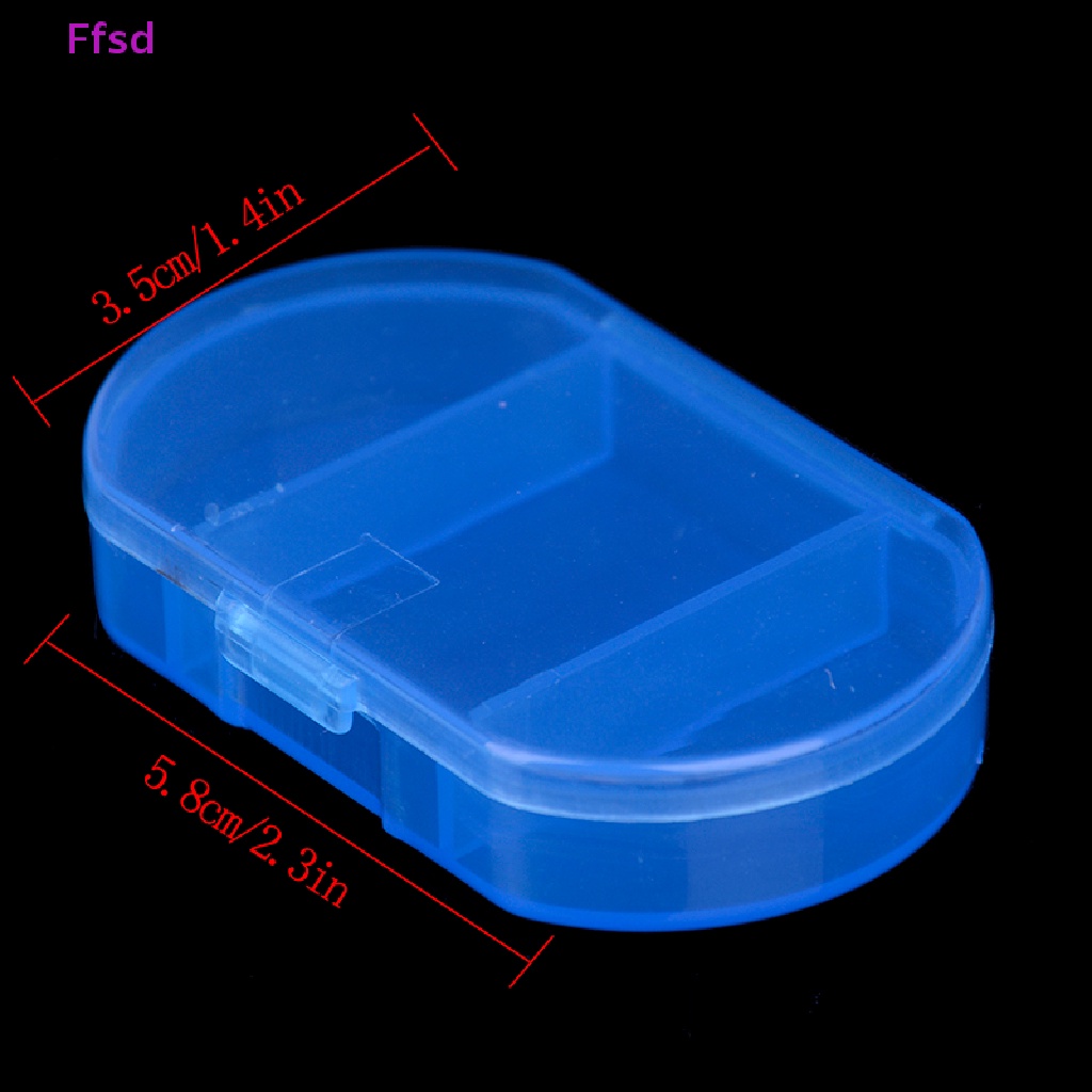 Hộp Đựng Thuốc Mini 3 Ngăn Bằng Nhựa Tiện Lợi