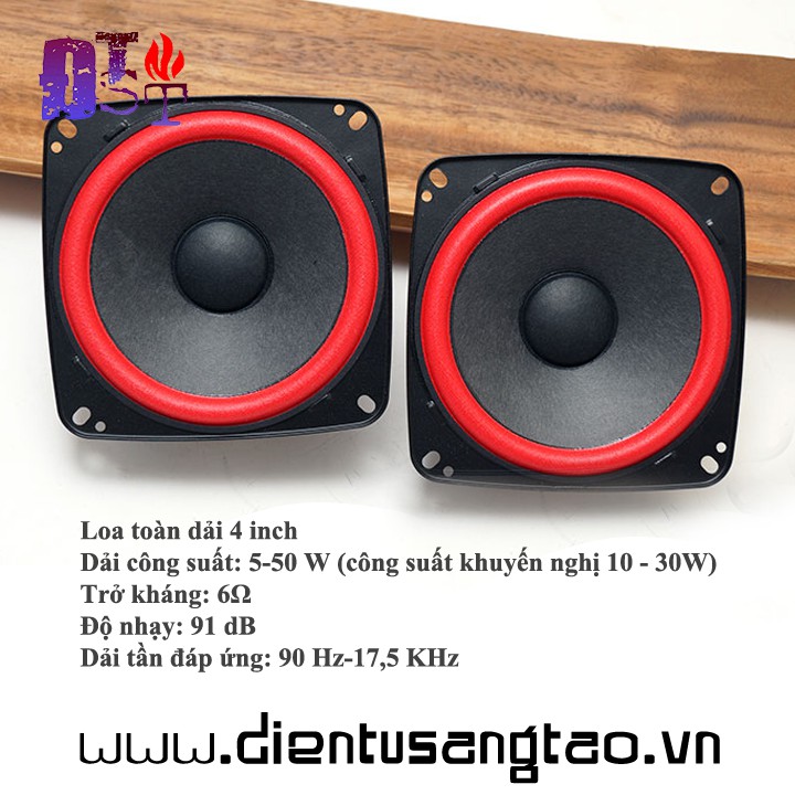 Loa Mid LG XBOOM 4 inch 6ohm 20w - Hàng đẹp 100%