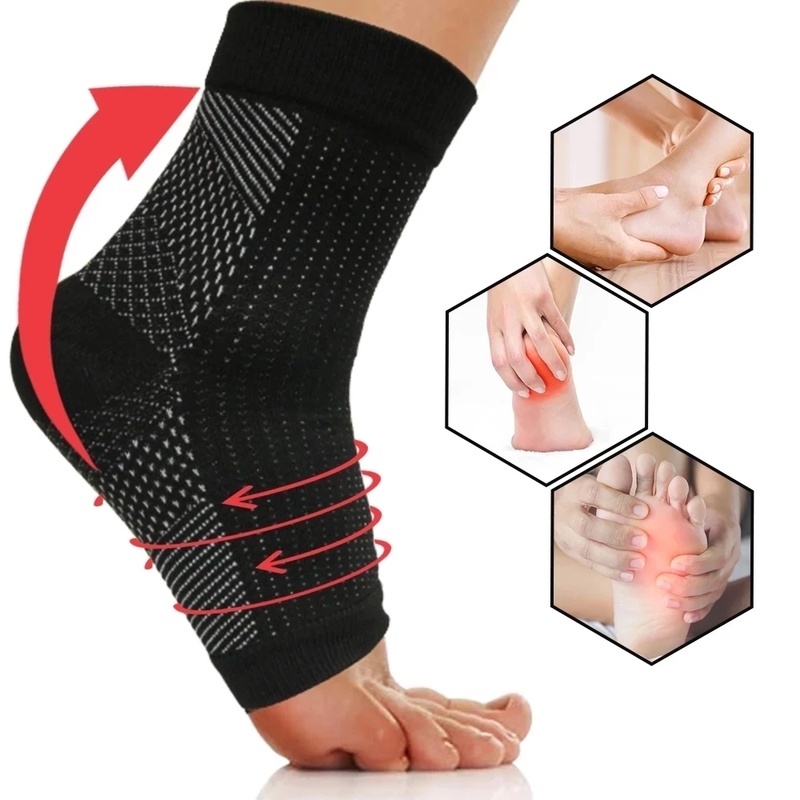 Vớ Nén Co Giãn Chống Bong Gân Chống Mỏi Mắt Cá Chân Cho Nam