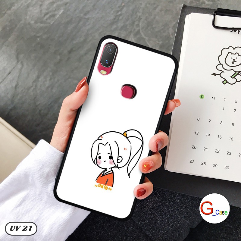 Ốp Vivo Y11 lưng nhám - ngộ nghĩnh