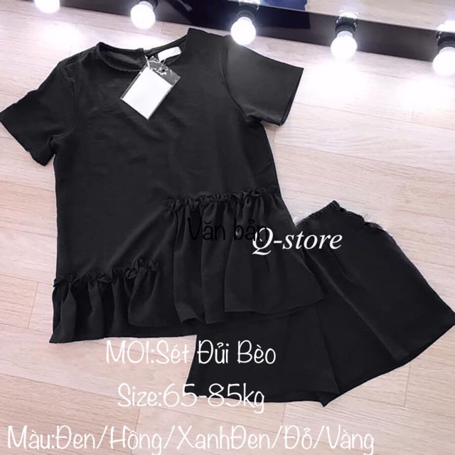 Sét áo bèo quần suông bigsize