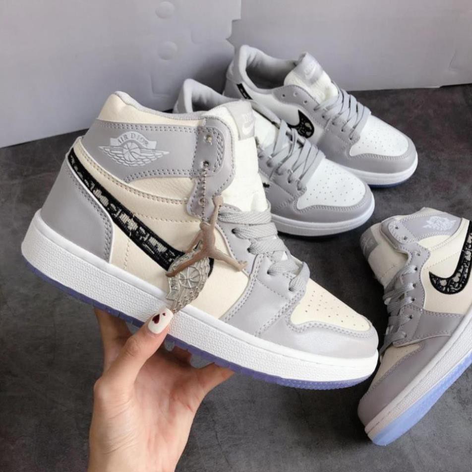 [Mã FAGREEN245 giảm tới 30K đơn 99K] Giày Jordan Dior cổ cao, Jordan Dior cao cổ [Fullbox]