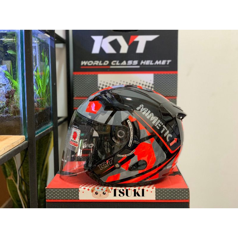MŨ BẢO HIỂM KYT 3/4 VENOM 2 KÍNH