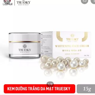 Kem dưỡng trắng da mặt Truesky dạng lotion thẩm thấu nhanh 15g - Whitening Face Cream