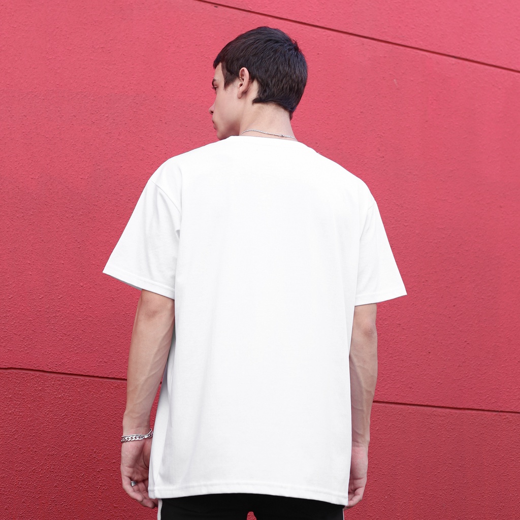 ÁO THUN CHAMPION BIG LOGO CHỮ IN MÀU TRẮNG