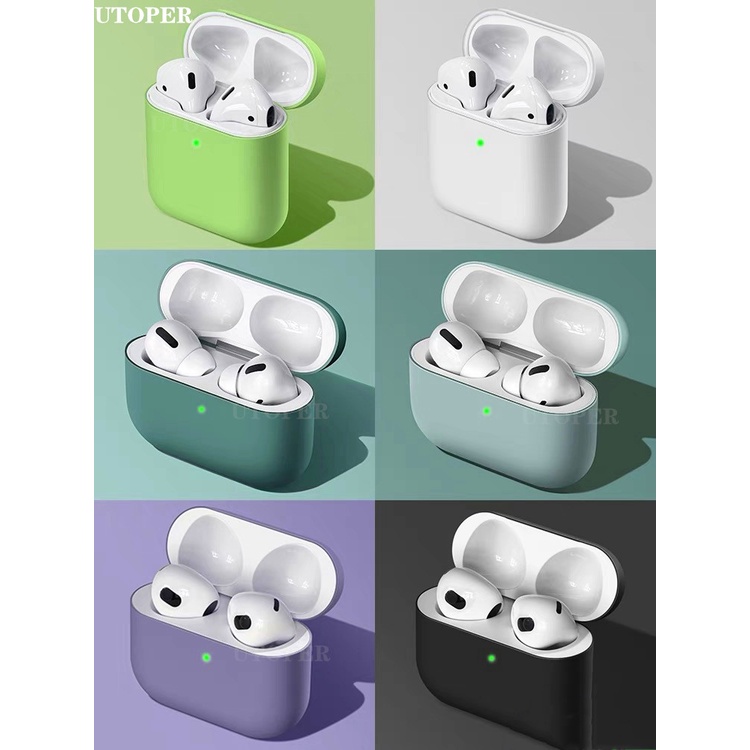 Vỏ Bảo Vệ Hộp Sạc Tai nghe không dây AirPods Pro 2 1 Bằng Silicon Mềm