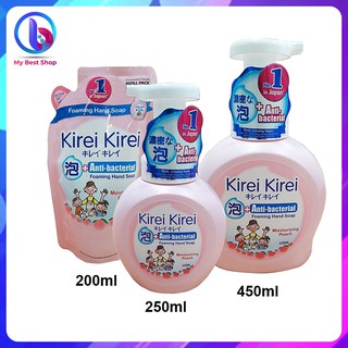 Bọt rửa tay Kirei Kirei hương đào - 200ml, 250ml, 450ml - Thương hiệu Nhật Bản - infomybestshop