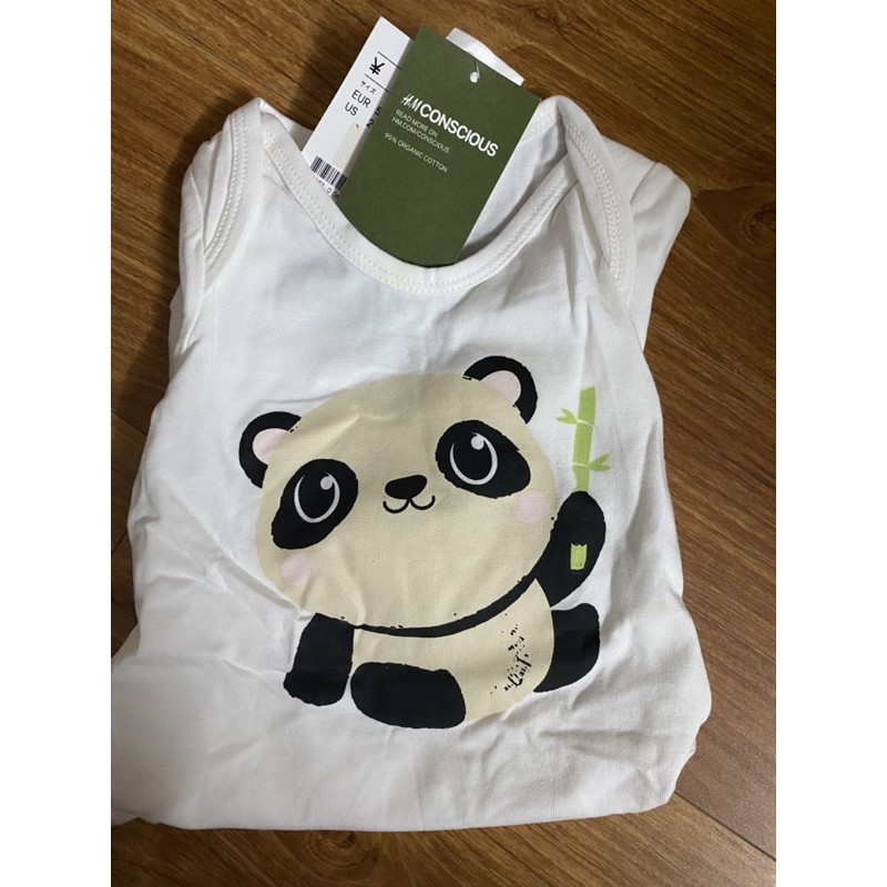 SALE set Áo+mũ+quần H&M bé trai 1-3 tháng