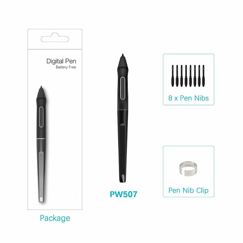 Bút Cảm Ứng PW507 Cho HUION Kamvas Pro 12 / Pro 13 / Pro 16 / 16 / 20