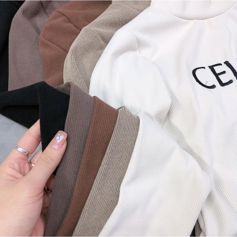 ÁO LEN TĂM THÊU CHỮ