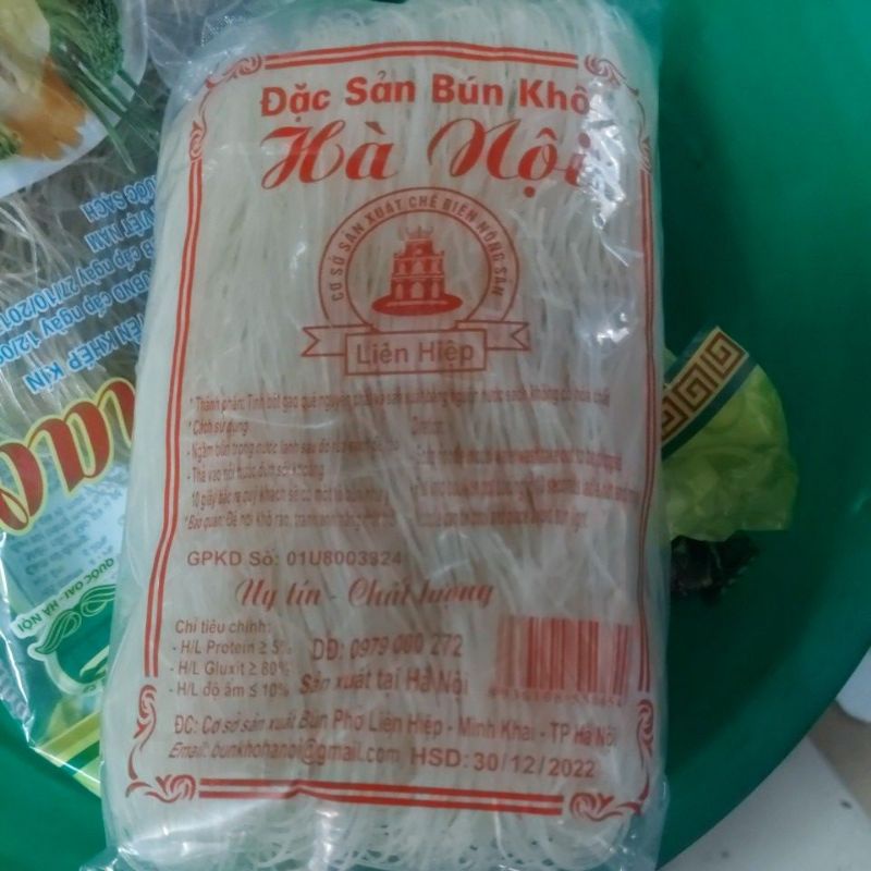 Bún gạo khô Hà Nội gói 350g