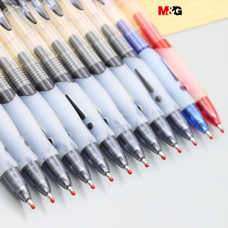 Bút Gel Chính Hãng M&G GP-1163  - Mực Xanh/Mực Đỏ
