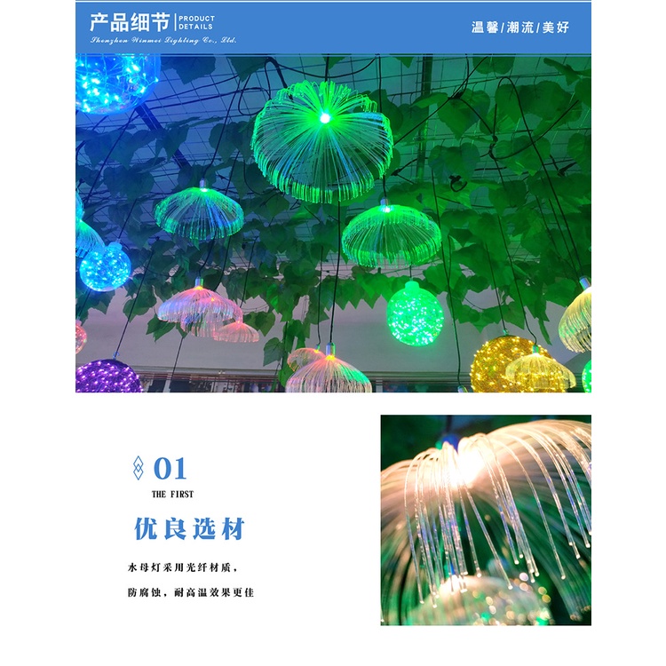 Đèn Led Sợi Quang Ánh Sáng Bầu Trời Đầy Màu Sắc Sinh Động