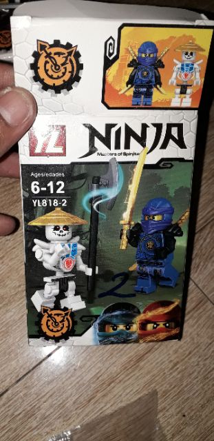 Lắp ráp 1 hộp LegoNinja chiến đấu với ma xương YL818