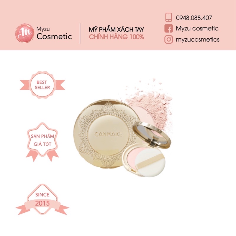 Phấn phủ CANMAKE Finish Powder