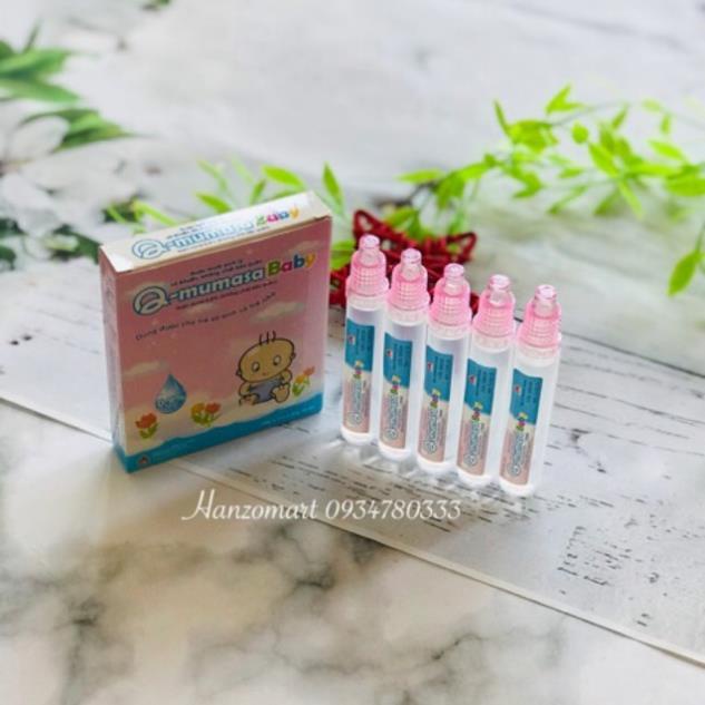 [GIÁ GỐC] Q-mumasa Baby Nước muối vệ sinh mắt mũi hộp 20 ống 1ml