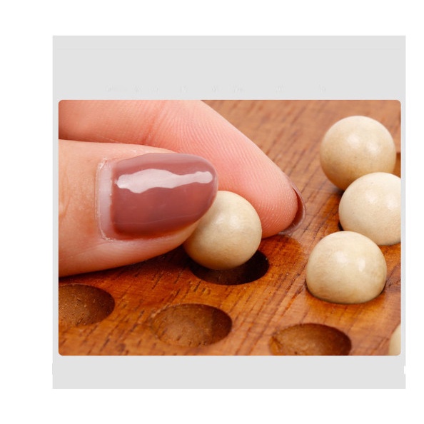 Đồ chơi trí tuệ_Thử thách trí não_The Peg Solitaire-Sequential Movement Puzzle_Hack não &amp; Xoắn não_IQ Toys_Giải đố