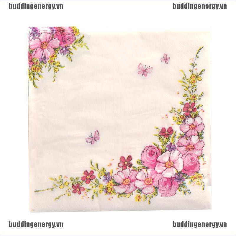 Bộ 20 Khăn Cotton Hoa Hồng Sang Trọng