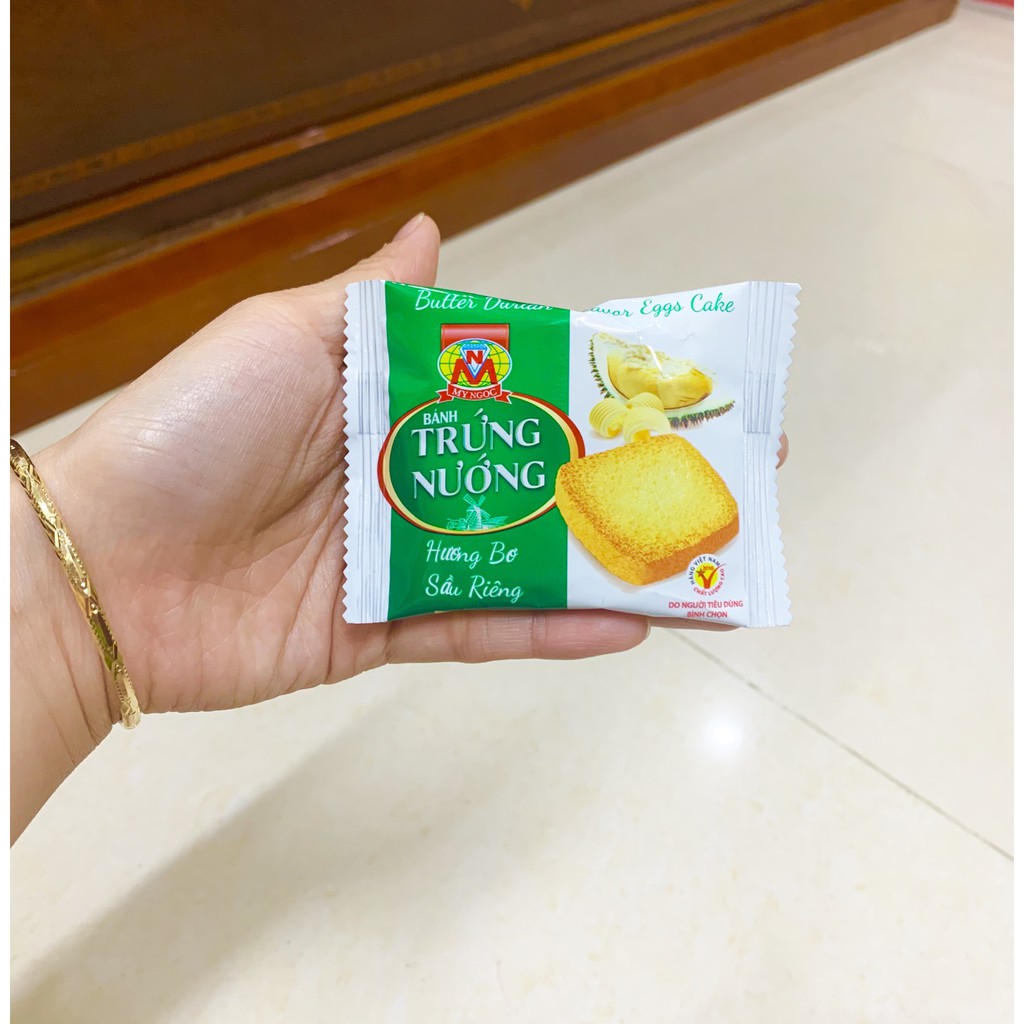 MỸ NGỌC _ 162g Bánh trứng nướng Hương BƠ SẦU RIÊNG - Baked egg cake with Durian flavor 162g