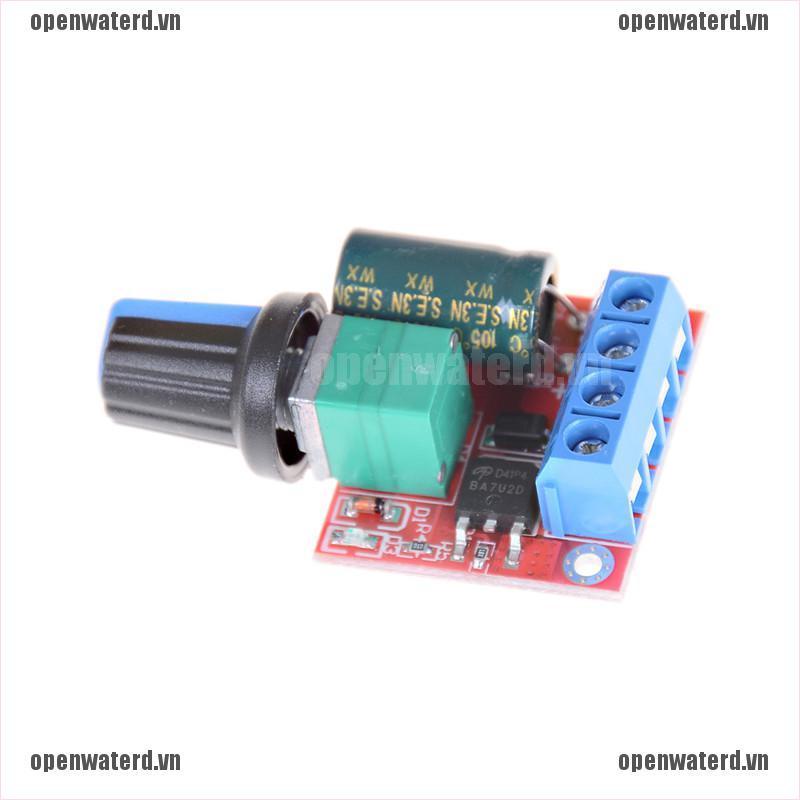 OPD Mini DC Motor PWM Speed Controller 5A 4.5V-35V Speed Control Switch LED Dimmer