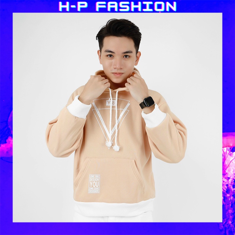 Áo hoodie nam form rộng vải nỉ dày dặn, siêu co giãn chuẩn form thời trang cao cấp thời trang Hpfashion - KVAHD06