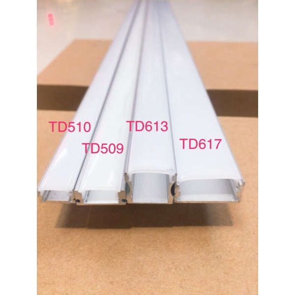 Thanh Nhôm Định Hình Gắn Led 510, 509 , 613, 617 Gắn Nổi