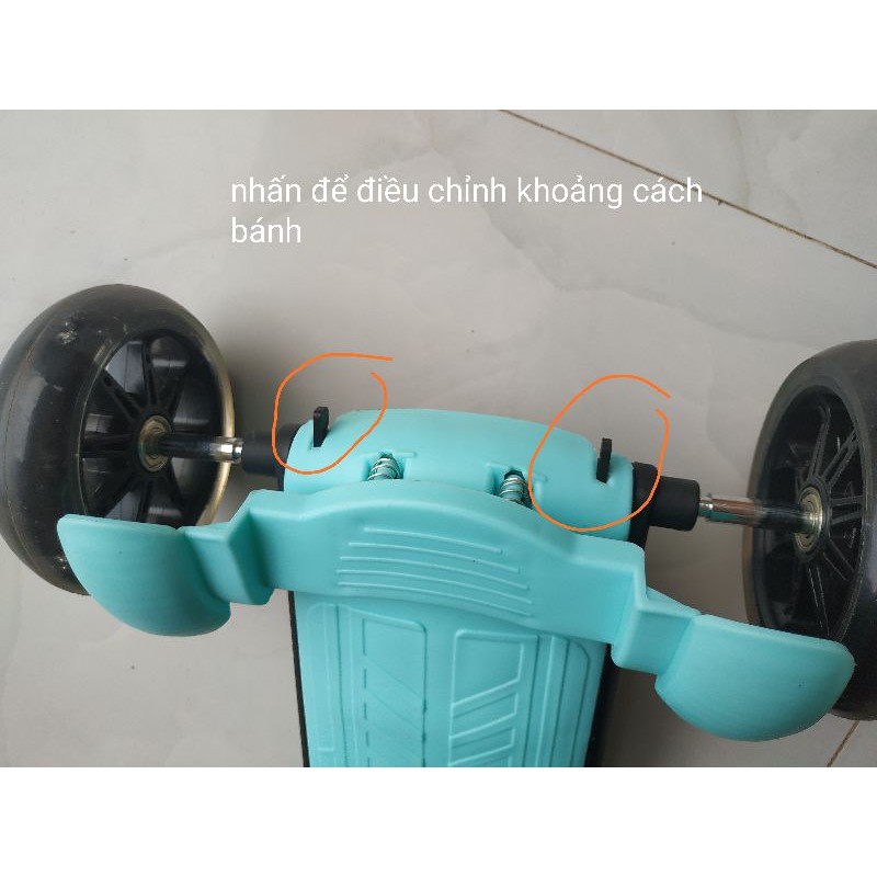 Xe đạp chòi chân 3in1 vừa là xe scooter, xe thăng bằng, xe đạp