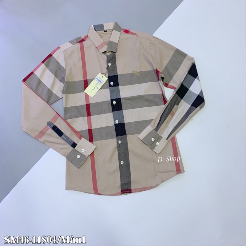 Sơ mi kẻ Nam nhiều màu phối truyền thống , thêu logo ngựa trước ngực SM46 | BigBuy360 - bigbuy360.vn