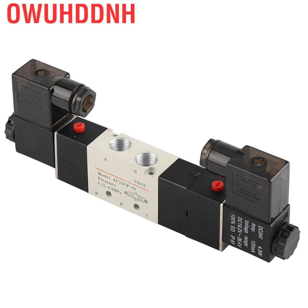 Van Điện Từ Khí Nén 5 Chiều Dc 24v Bsp 1 / 4 Normally 3 Vị Trí 0.15-0.8mpa 4v230 -P 08