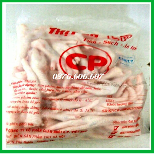 Chân gà CP bao bì 2kg