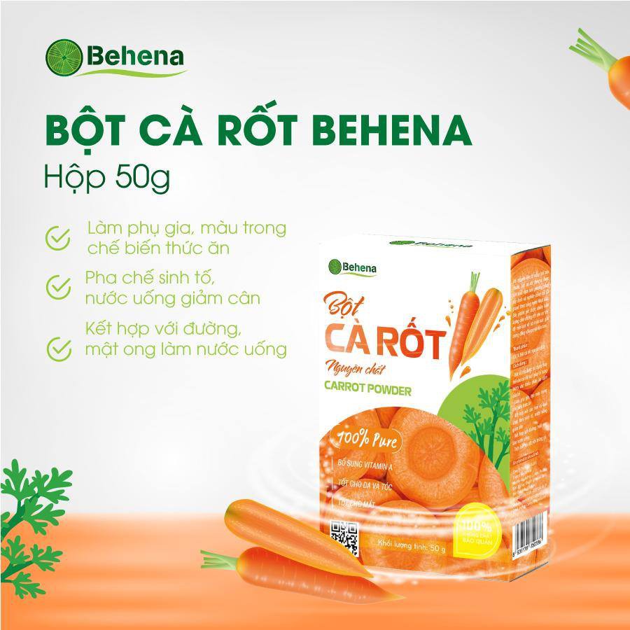 Bột cà rốt Behena 50gr